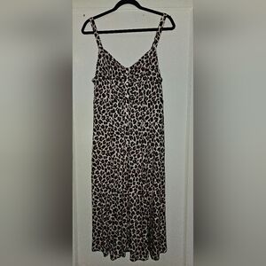 Torrid Super Soft Knit Leopard Print Dress NWOT 0